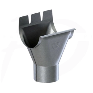 Lej spustowy stalowy 125/90 firmy KROP kolor antracyt metaliczny